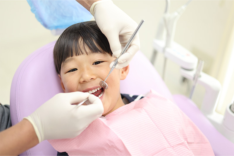 将来のお口の健康につながる小児歯科