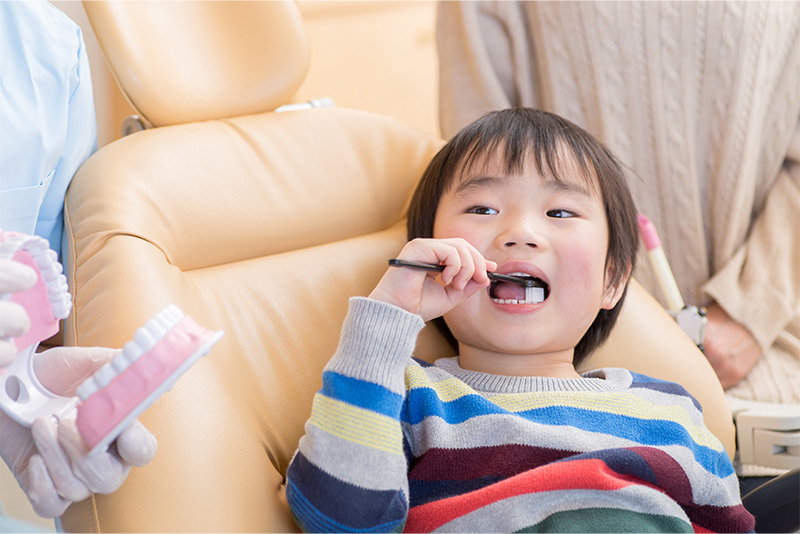 歯磨き習慣を身につけましょう